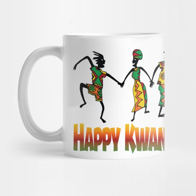 Happy Kwanzaa African American Holiday by jorinde winter designs